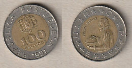 00634) Portugal, 100 Escudos 1991 - Portugal
