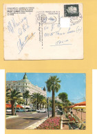 12284 PRINCIPATO MONACO 1979 STAMP 1 F CARD TO ITALY - Storia Postale