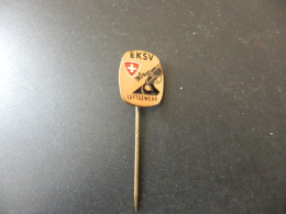 Delcampe - Old Shooting Pin Suisse Svizzera Switzerland - Eidg. Schützenverband EKSV - Luftgewehr - Non Classés