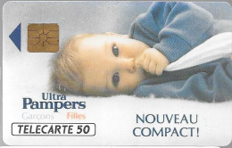 CARTE-PRIVEE-50U-GemA-D383-PAMPERS 2-R° Glacé-3000Ex-Neuve-TBE/LUXE - Phonecards: Private Use