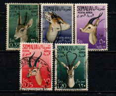 SOMALIA - AFIS - 1955 - ANIMALI AFRICANI - USATI - Somalia (AFIS)