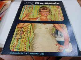 RIVISTA KING CINEMONDE- PERIODICO MENSILE- VOL.I- NUMERO 7- GENNAIO 1969 - Cinéma