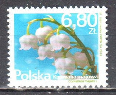 Poland  2018 - Flowers And Fruits - Mi.4989 - MNH (**) - Nuovi