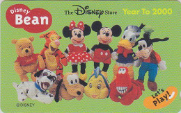 TC NEUVE JAPON / 110-204937 - DISNEY STORE - * SERIE BEAN 2000 *  OURS WINNIE POOH  Movie JAPAN Free MINT Phonecard - Disney