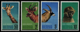 Kenia 1981 - Mi-Nr. 197-200 ** - MNH - Wildtiere / Wild Animals - Kenia (1963-...)