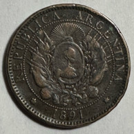 Argentina 2 Centavos 1891 - Argentina