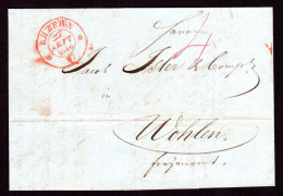 SCHWEIZ, Vorphilatelie 27/SEPT/1846, LUZERN - ...-1845 Prephilately