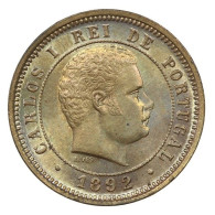 D. CARLOS I - 5 RÉIS - 1892 - KM 530 - A.G. 01.03 - Portugal, Monarquia - Portugal