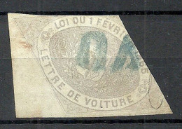 SCHWEIZ Switzerland 1865 Canton De Geneve Lettre De Voiture Imperforated O - 1843-1852 Federale & Kantonnale Postzegels