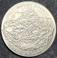 New Zealand 1 Dollar 1970 "Royal Visit - Mount Cook" - Nieuw-Zeeland