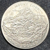 New Zealand 1 Dollar 1970 "Royal Visit - Mount Cook" - Nouvelle-Zélande