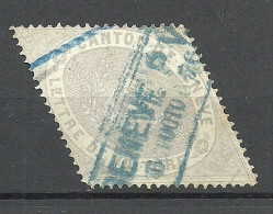 SCHWEIZ Switzerland O 1876 Canton De Geneve Lettre De Voiture - 1843-1852 Federal & Cantonal Stamps