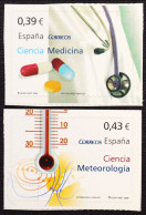 España Spain 2008  Meteorología  Medicina  Mi 4289/90  Yv 3990/91  Edi 4384/85  Nuevo New MNH ** - Clima & Meteorología