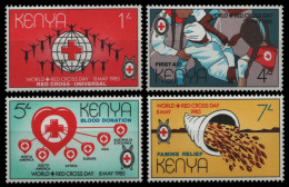 Kenia 1985 - Mi-Nr. 326-329 ** - MNH - Rotes Kreuz / Red Cross - Kenia (1963-...)