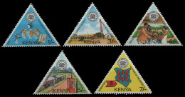 Kenia 1987 - Mi-Nr. 398-402 ** - MNH - 10 Jahre Post - Kenia (1963-...)