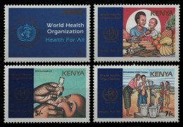 Kenia 1988 - Mi-Nr. 443-446 ** - MNH - WHO - Kenia (1963-...)