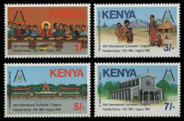 Kenia 1985 - Mi-Nr. 343-346 ** - MNH - Eucharistischer Weltkongress - Kenia (1963-...)