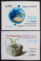 España Spain 2008 Ciencias  Mi 4292/93  Yv 3997/98  Edi 4387/88  Nuevo New MNH ** - Natur