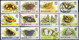 SWAZILAND / Oblitérés / Used / 1987 - Série Courante/ Papillons ( Presque Compléte -1) - Swaziland (1968-...)