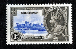 ( 173-Jub )  1935 Scott #108 M* (offers Welcome) - Gold Coast (...-1957)