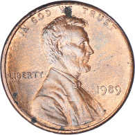 Monnaie, États-Unis, Lincoln Cent, Cent, 1989, U.S. Mint, Philadelphie, TTB - 1959-…: Lincoln, Memorial Reverse