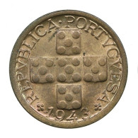 PORTUGAL - $10 ( X Centavos ) - 1943 - KM 583 - A.G. 10.02 - REPÚBLICA - Portugal