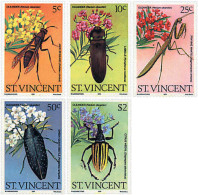 93208 MNH SAN VICENTE 1979 FLORES E INSECTOS - St.Vincent (...-1979)