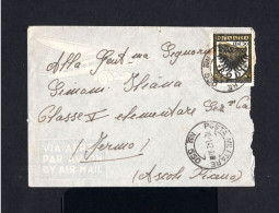 129-ITALIAN RODI-EGEO-AIRMAIL MILITARY COVER PM 550 To ASCOLI PICENO (italy) 1942.WWII.ITALIAN Colonies.RHODES - Ägäis (Rodi)