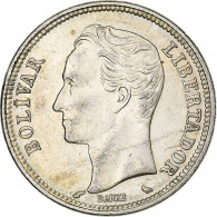 Monnaie, Venezuela, 2 Bolivares, 1960, SUP, Argent, KM:A37 - Venezuela