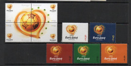 Portugal 2003 / Football Soccer UEFA Euro 2004 MNH Futbol Eurocopa  9V MNH - Neufs