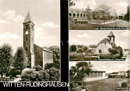 73864952 Ruedinghausen Witten Ev Kirche Kath Gemeindezentrum St Pius Ehrenmal Sp - Witten