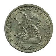 PORTUGAL - 2$50 ( 2,5 Escudos 2-½ ) - 1964 - KM 590 - A.G. 31.02 - REPÚBLICA - Portugal