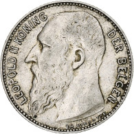 Monnaie, Belgique, Leopold II, Franc, 1909, TB+, Argent, KM:57.1 - 1 Franc