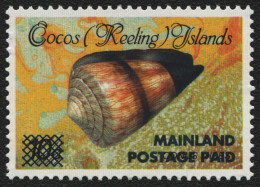 Kokos-Inseln 1990 - Mi-Nr. 240 II ** - MNH - Meeresschnecken / Marine Snails - Kokosinseln (Keeling Islands)