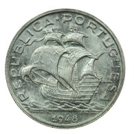 PORTUGAL - 10$00 ( 10 Escudos ) - 1948 - SILVER ( Ag 835 ) - KM 582 - A.G. 43.07 - REPÚBLICA - Portugal