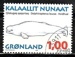 Greenland 1996 Whales (1kr) CTO Used Stamp 1v - Gebruikt