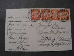 Danzig Karte MeF 1929 - Lettres & Documents