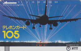 TC Ancienne JAPON / NTT 230-008 ** 105 U ** TBE - AVION - AIR PLANE - JAPAN Front Bar Phonecard - FLUGZEUG Balken TK - Vliegtuigen