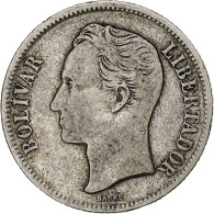 Monnaie, Venezuela, Bolivar, 1954, Philadelphie, TB+, Argent, KM:37 - Venezuela