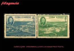 CUBA MINT. 1958-02 DESARROLLO DE LA INDUSTRIA TEXTIL EN CUBA - Neufs