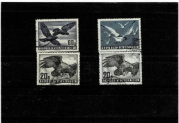 AUSTRIA,Posta Aerea,"Uccelli In Volo"usati,4 Pezzi,qualita Ottima - Used Stamps