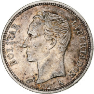 Monnaie, Venezuela, Bolivar, 1960, TTB+, Argent, KM:37a - Venezuela