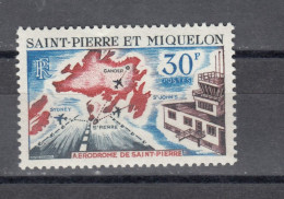 Saint Pierre & Miquelon -  1967 Airport - LH Stamp (e-233) - Nuevos