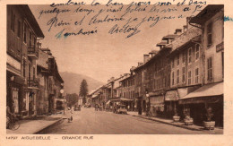 Aiguebelle (Savoie) La Grande Rue En 1942 - Edition  Braun & Cie - Carte Sépia N° 14797 - Aiguebelle