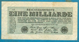 1000000000 Mark 20.10.1923 Serie AT - 1 Milliarde Mark