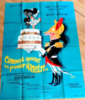 Affiche Ciné COMMENT ÉPOUSER UN PREMIER MINISTRE BRIALY P.PETIT 120X160 1964 GENSAC Siry - Affiches & Posters