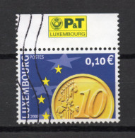 LUXEMBOURG    N° 1498     OBLITERE   COTE 0.20€    MONNAIE EURO - Usati