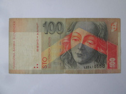 Rare Year! Slovakia 100 Korun 1997 Banknote See Pictures - Slovakia