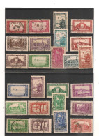 ALGÉRIE 1936/37 N°Y/T : 101/125* Et  Oblitérés  Cote :29,00 €+ - Oblitérés