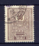 Rumänien Zz Nr.20          O  Used        (1154) - Fiscaux